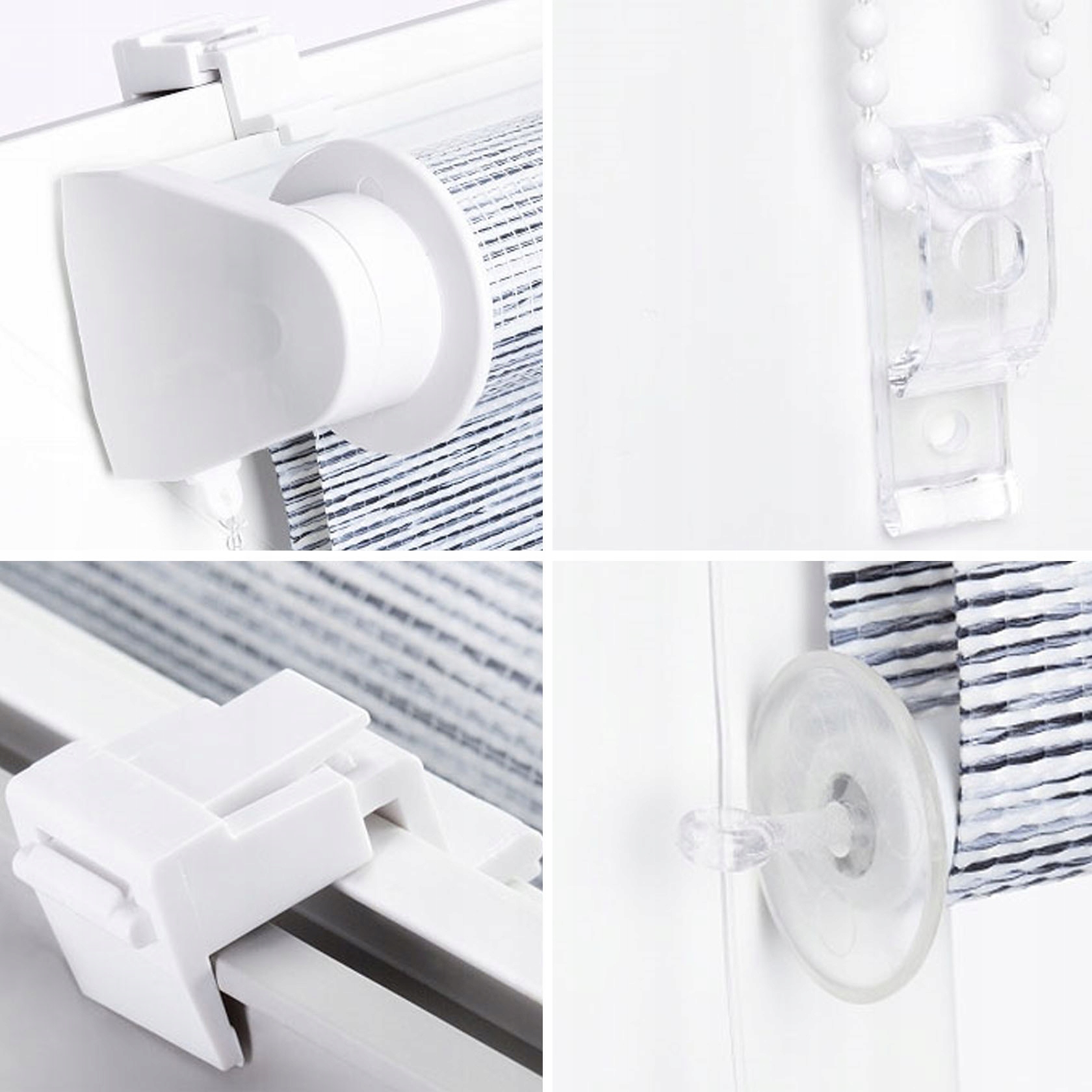 Roleta na wymiar 69x150cm bez wiercenia 20 KOLORÓW Wzór klasyczny