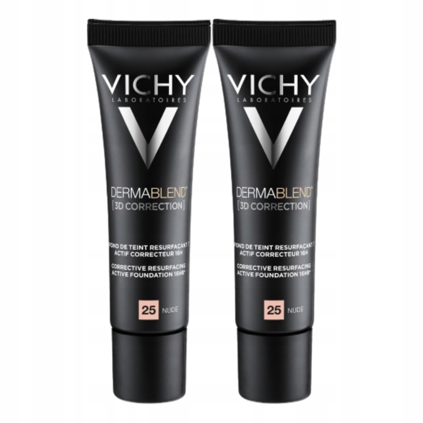 Podkład kryjący wyrównujący Vichy Dermablend korekta 3D odcień 25 30ml 2szt