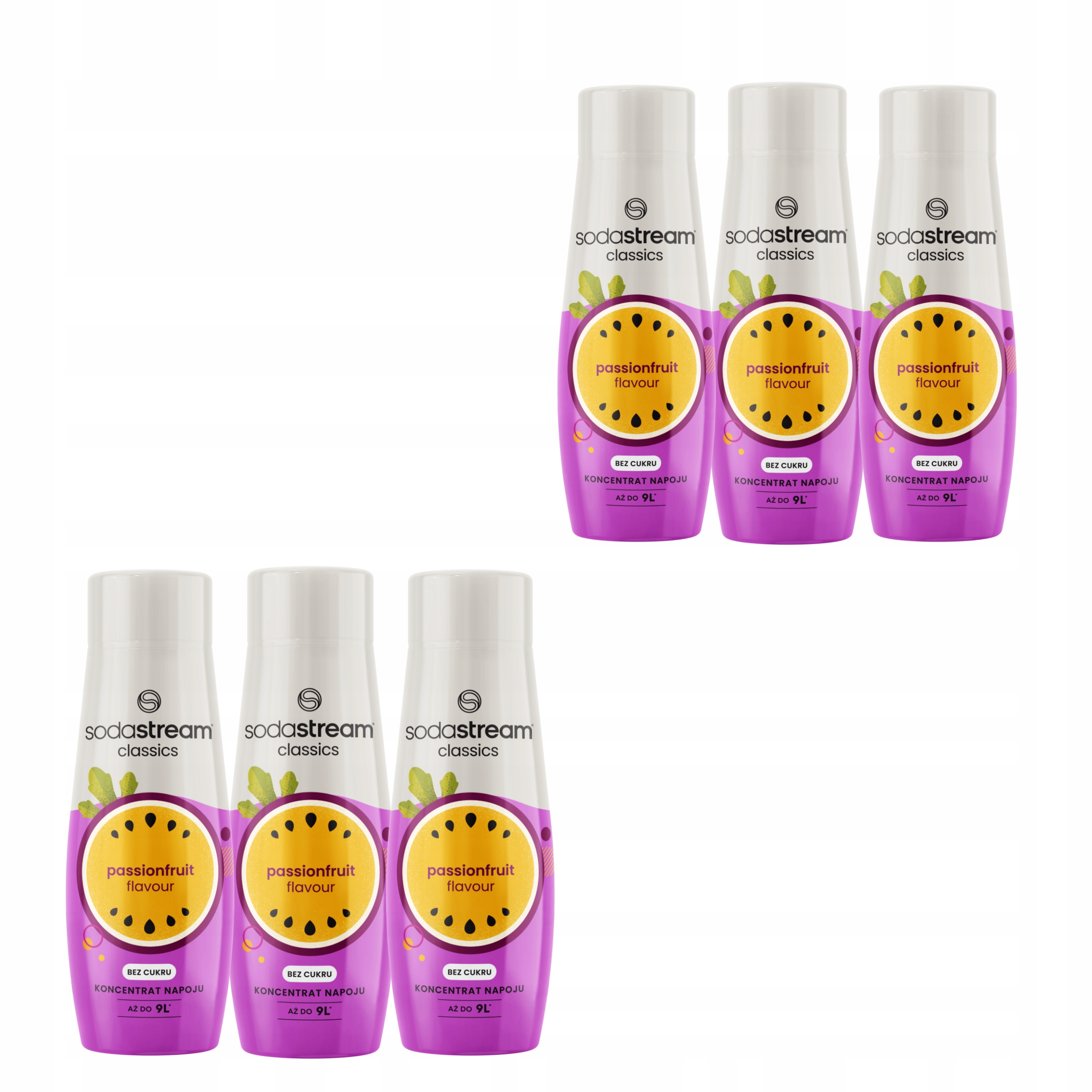 Levně Sodastream koncentrát sirupový džus Marakuja PassionFruit bez cukru 440 ml x2