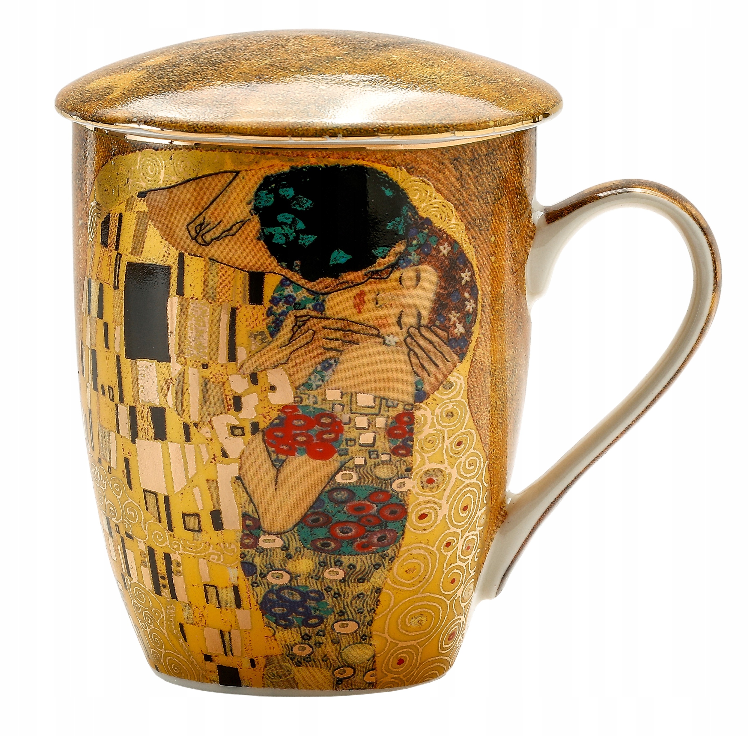 

Kubek Z Zaparzaczem The Kiss by Gustav Klimt 350ml