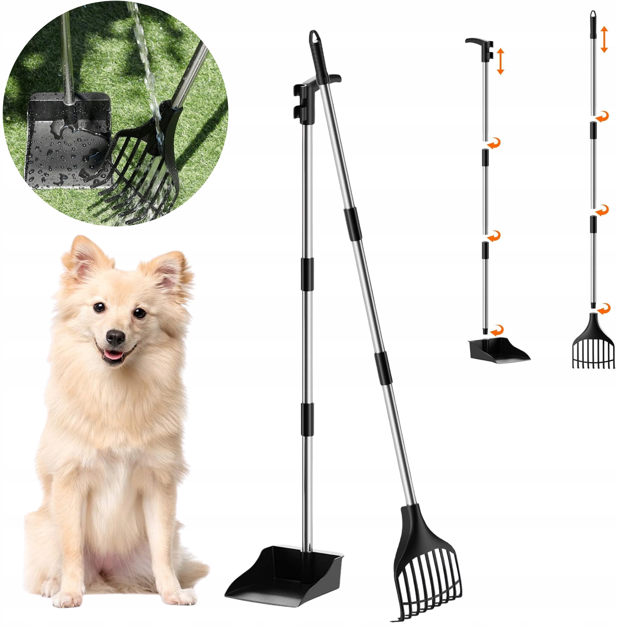 Zbieracz Psich Odchodów Łopatka Do Zbierania Odchodów Duży 100 cm Szufla