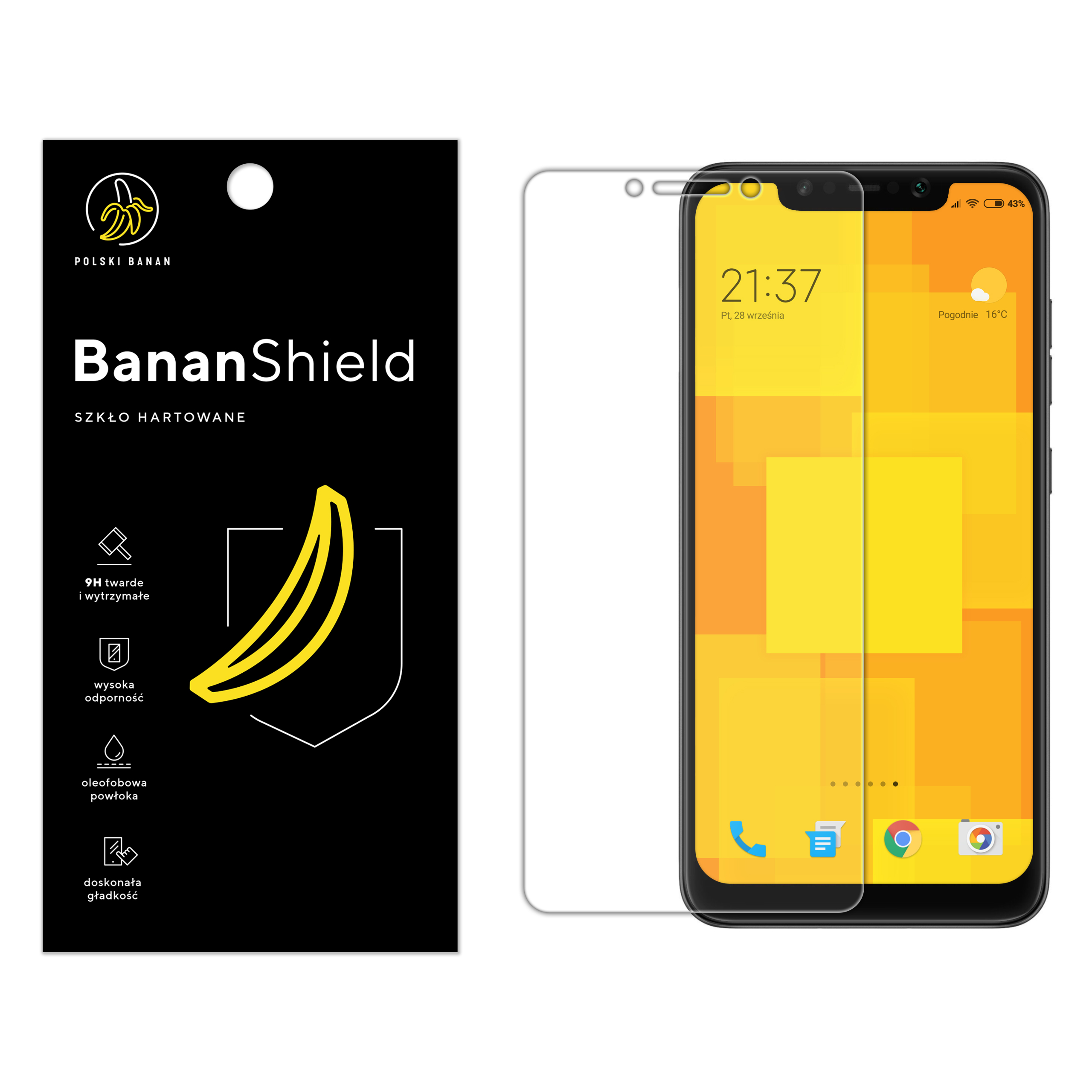 

Szkło Hartowane 9H do Xiaomi Pocophone F1