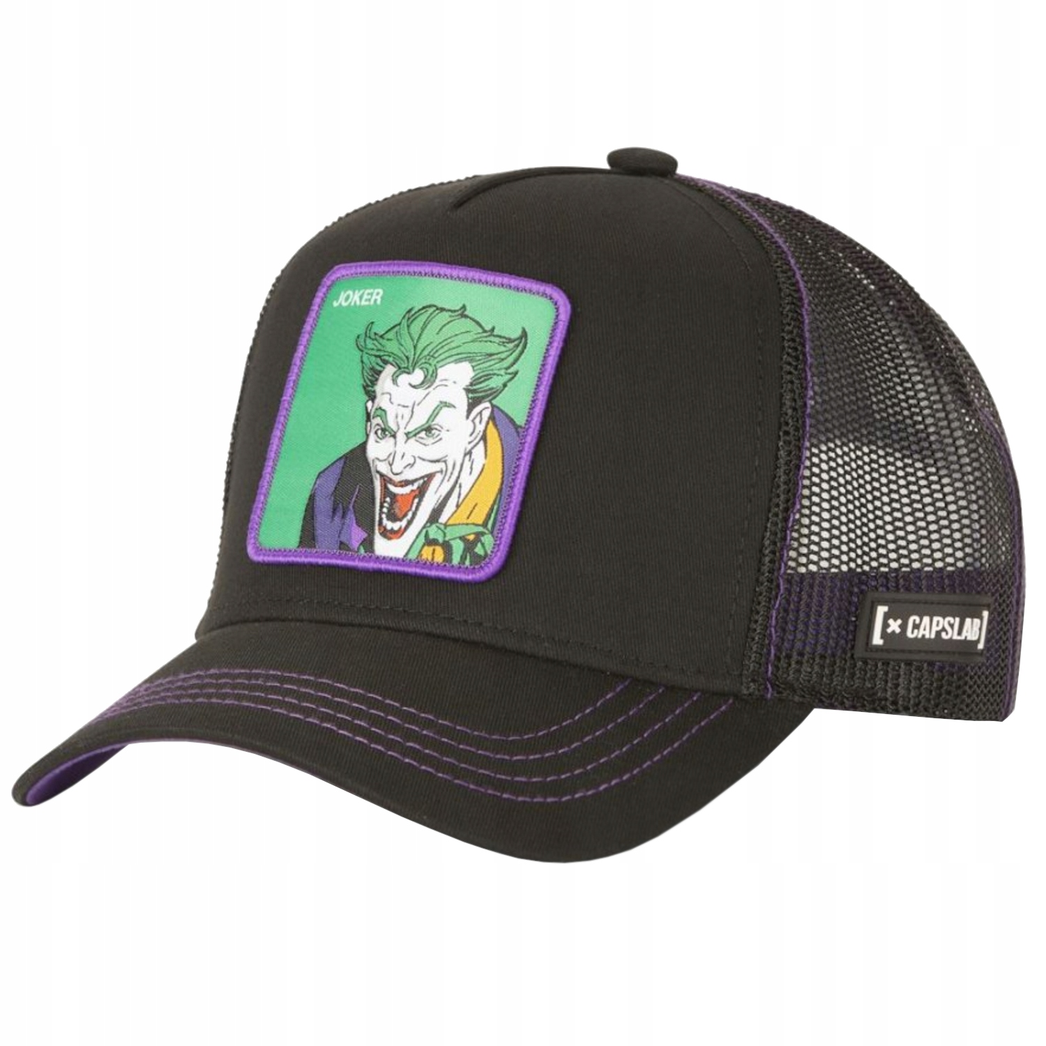 Capslab DC Comics Joker Cap [uni] Pánská Kšiltovka Polyester černá