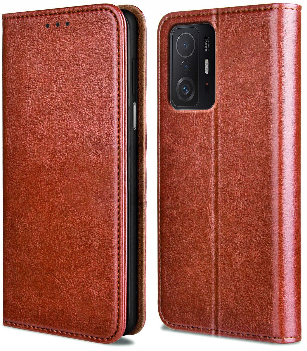 

Etui Skórzane Case Szkło do Xiaomi 11T /11T Pro