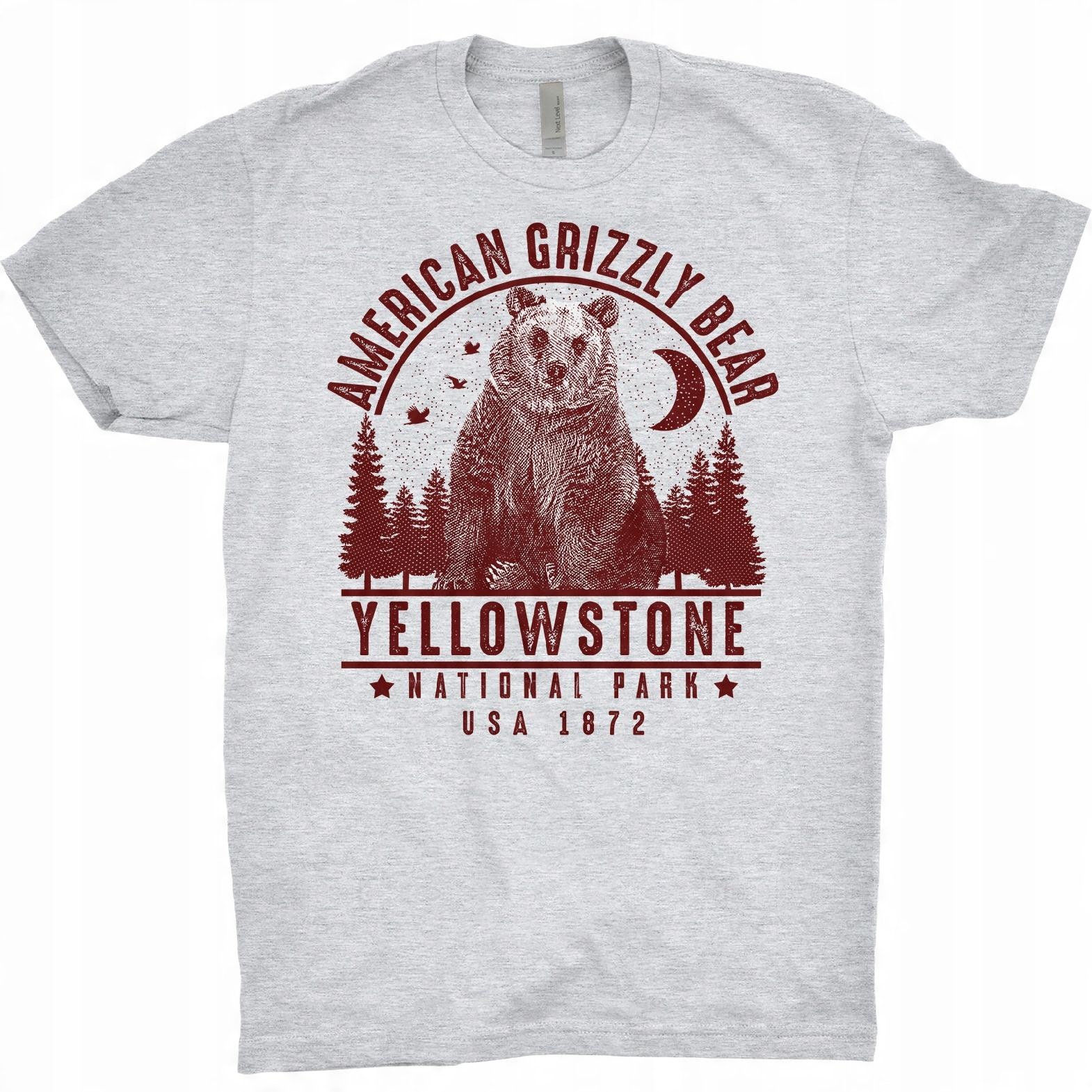 

Niedźwiedź Grizzly Koszulka Park Yellowstone Usa