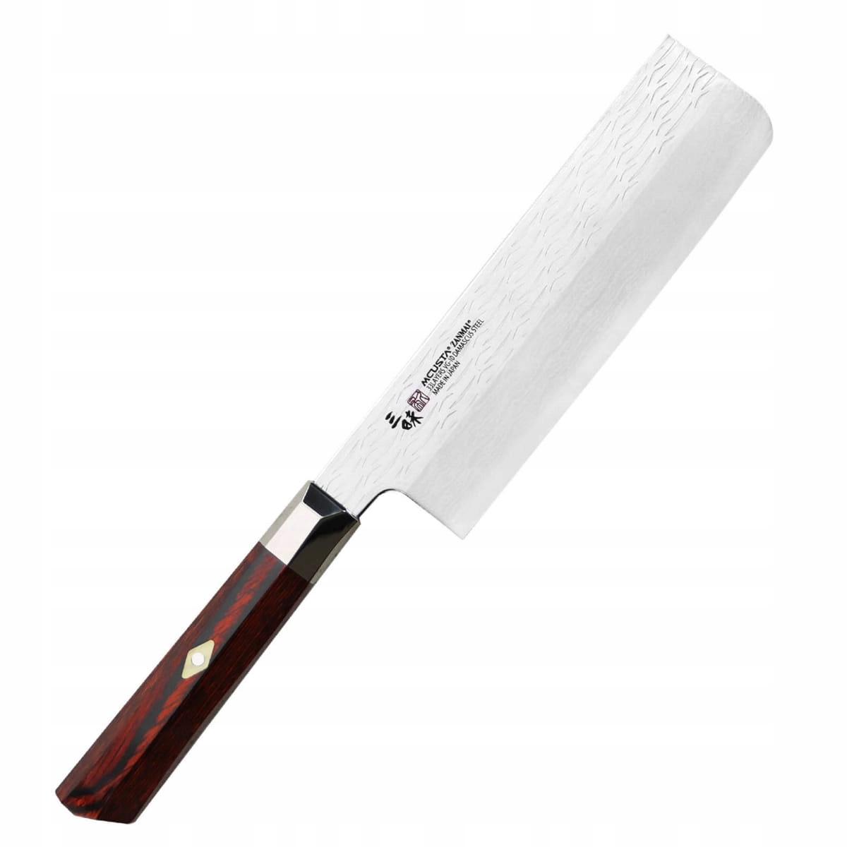 Mcusta Zanmai VG-10 Supreme Ripple Japonský kuchynský nôž Nakiri 16,5 cm