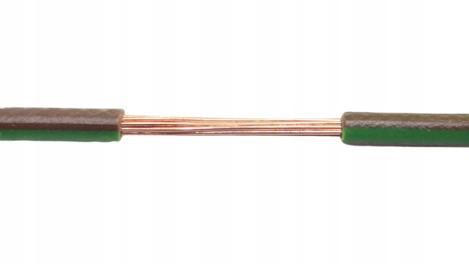 

Przewód Kabel Flry-b 1x0,5mm Brązowo Zielony 1m