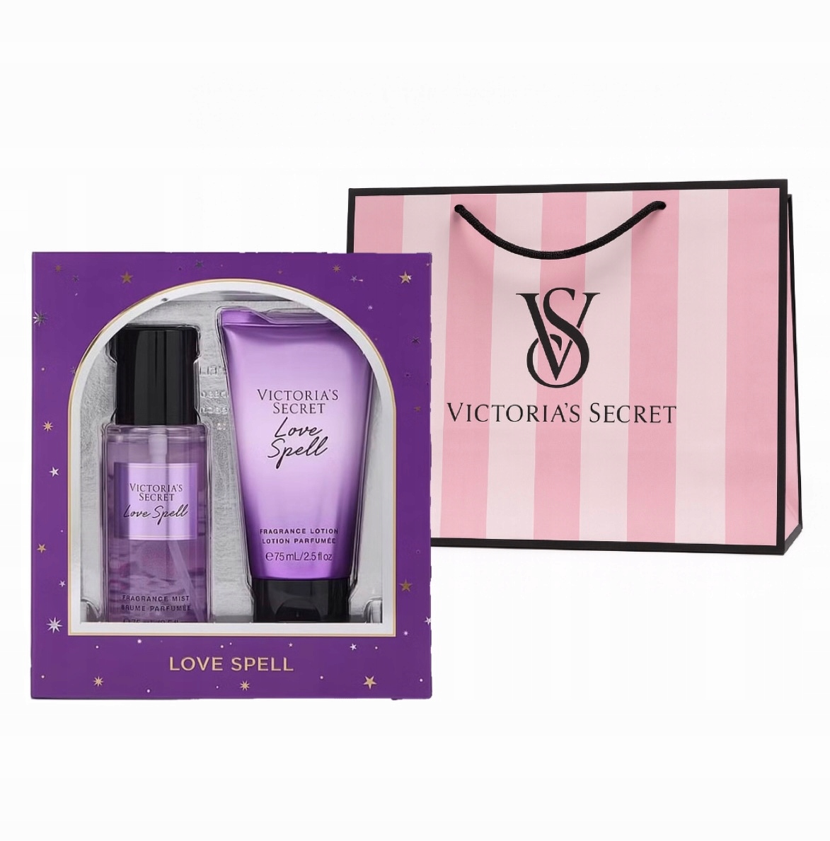 Victoria’s Secret Love Spell Zestaw Prezentowy 75 ml x 2 torebka