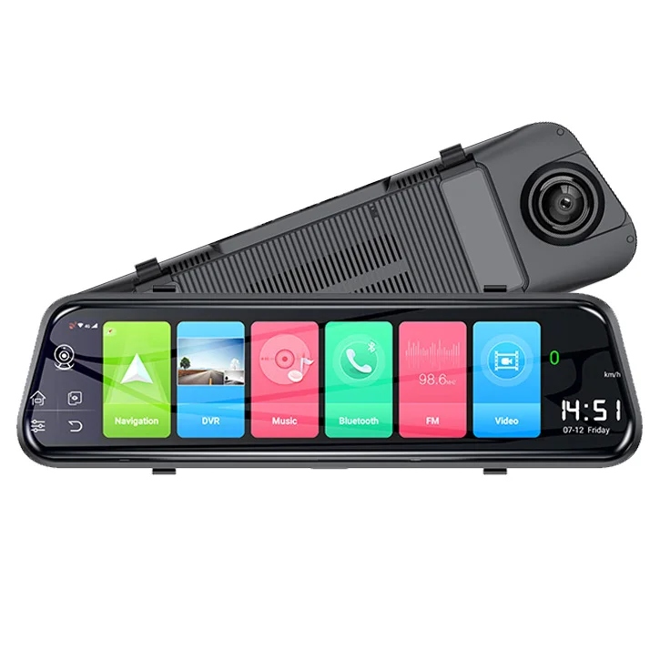 Rejestrator jazdy samochodem 4G. Rozdzielczość 1080p. Ekran LCD Bluetooth Night Vision