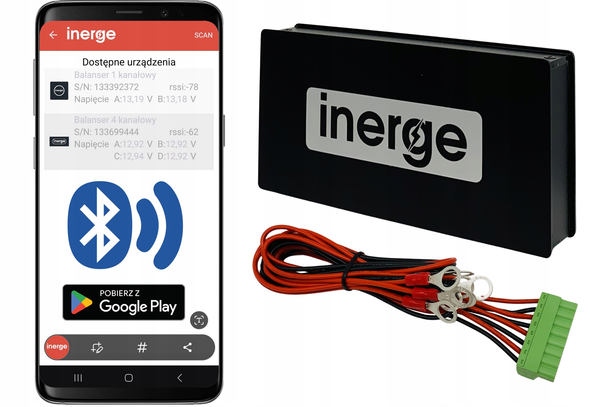 Balanser Napięcia (bluetooth Aplikacja) Akumulatorów 48V Agm Gel LiFePO4