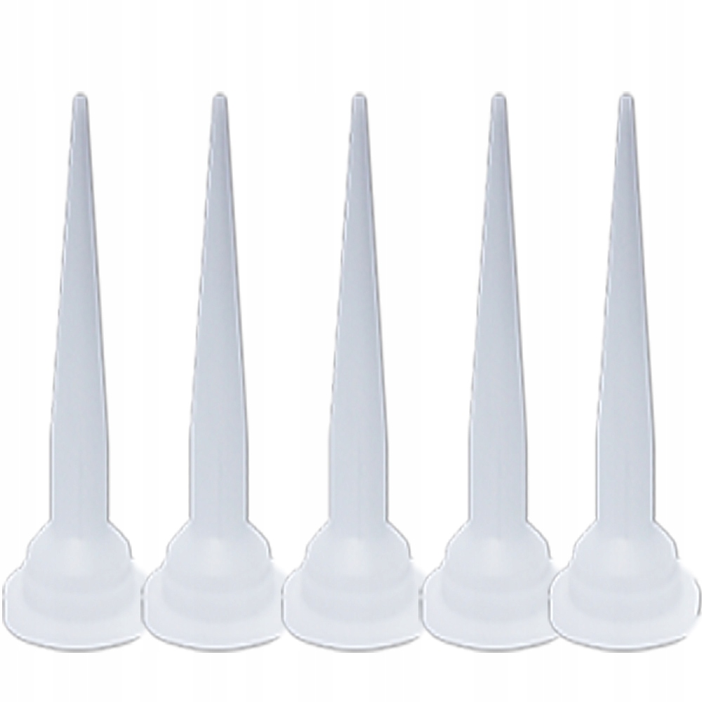 5x Isum Aplikator Końcówka do silikonu akrylu kleju uszczelniacza 600ml