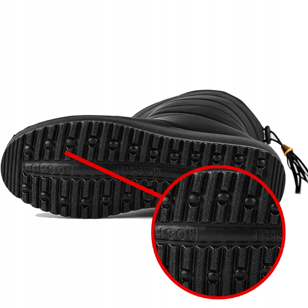 BUTY ZIMOWE WODOODPORNE CIEPŁE WYSOKIE DAMSKIE 39 Zapięcie wsuwane