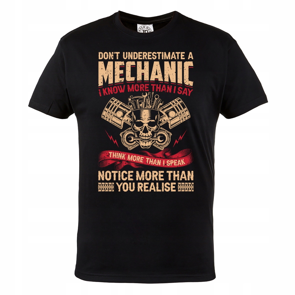 

Koszulka Męska Motocyklowa Harley Mechanic Skull