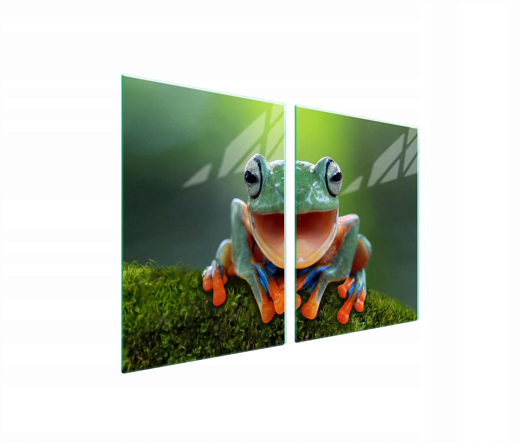 Skleněná Ochranná Deska Do Kuchyně 2x45x52 Žába Tvrzené Sklo