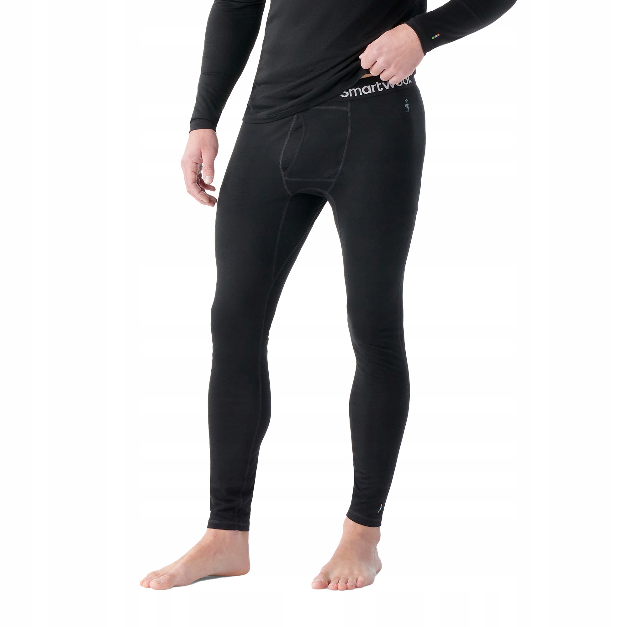 Pánské termoaktivní kalhoty Smartwool Merino Baselayer Bottom Boxed černé S