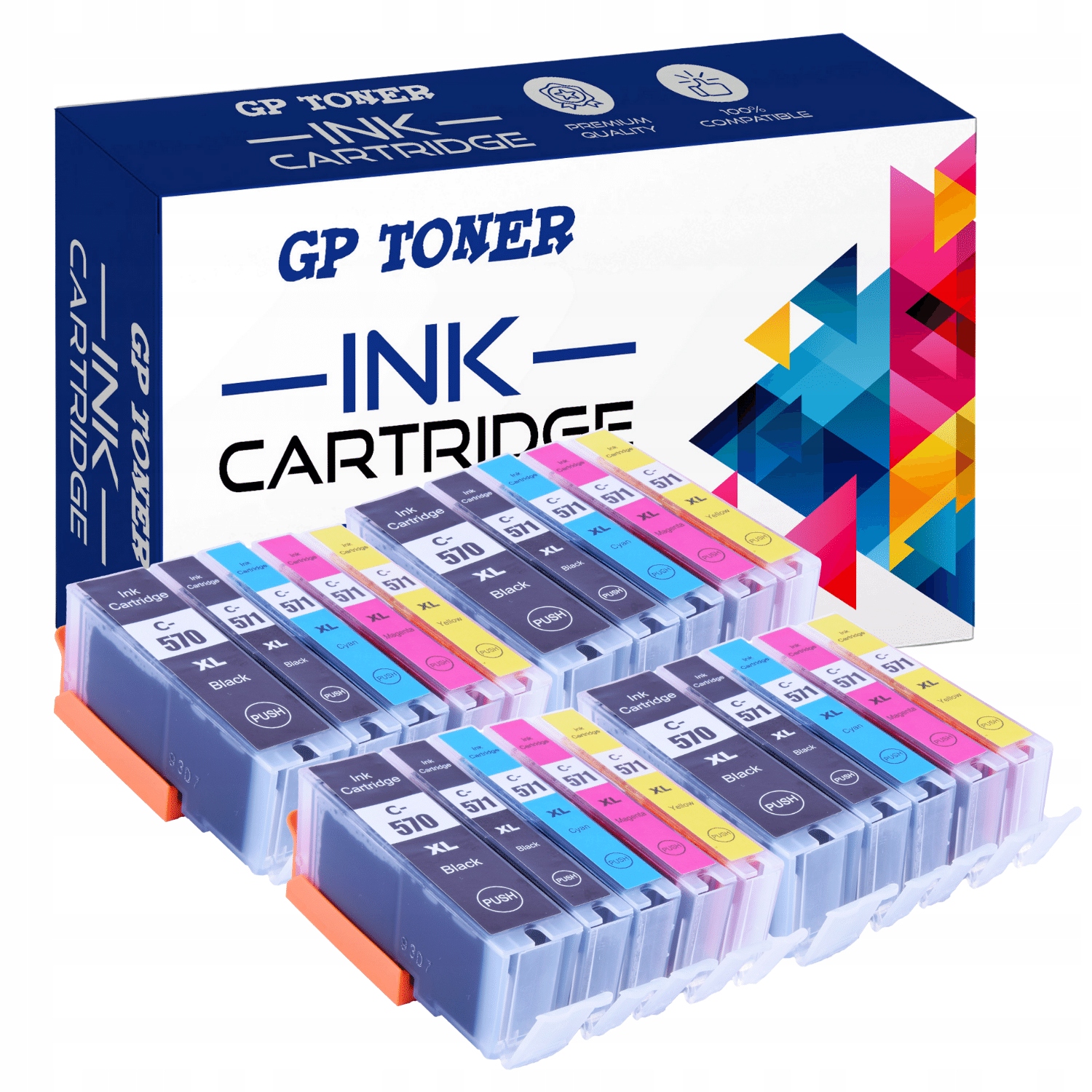 

Tusze do Canon Pixma MG5750 MG6850 MG7750 TS5050