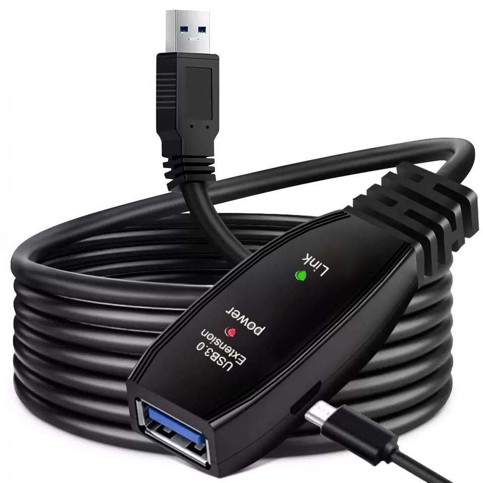 

Przedłużacz Aktywny Przedłużka Kabel Usb 3.0 10m