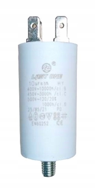 Kondensator rozruchowy do silnika 10 uF