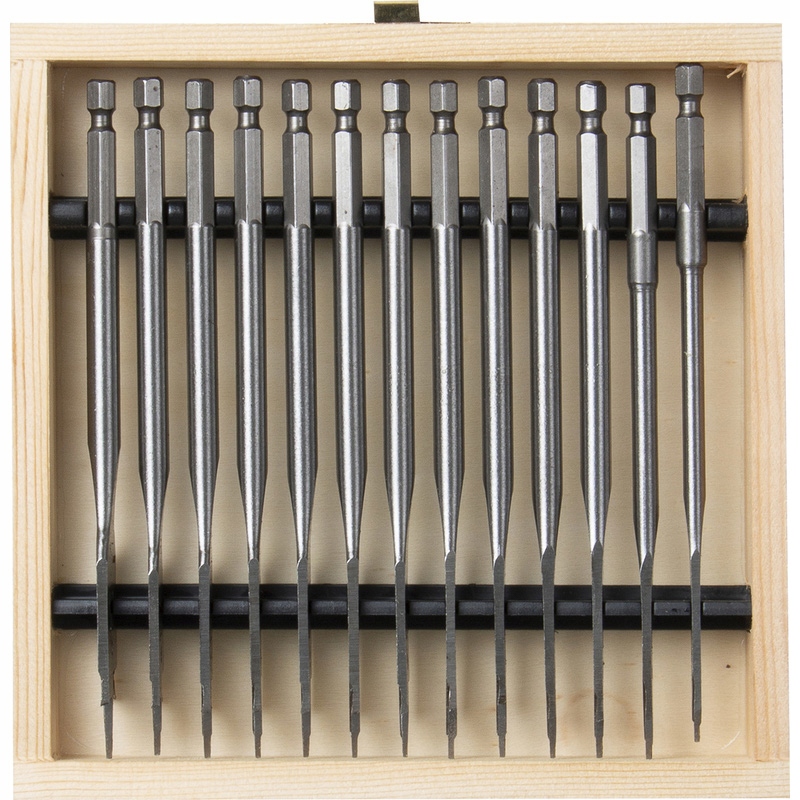 WIERTŁA DREWNO PŁASKIE ŁOPATKOWE PIÓRKOWE PIÓROWE Labor 13szt