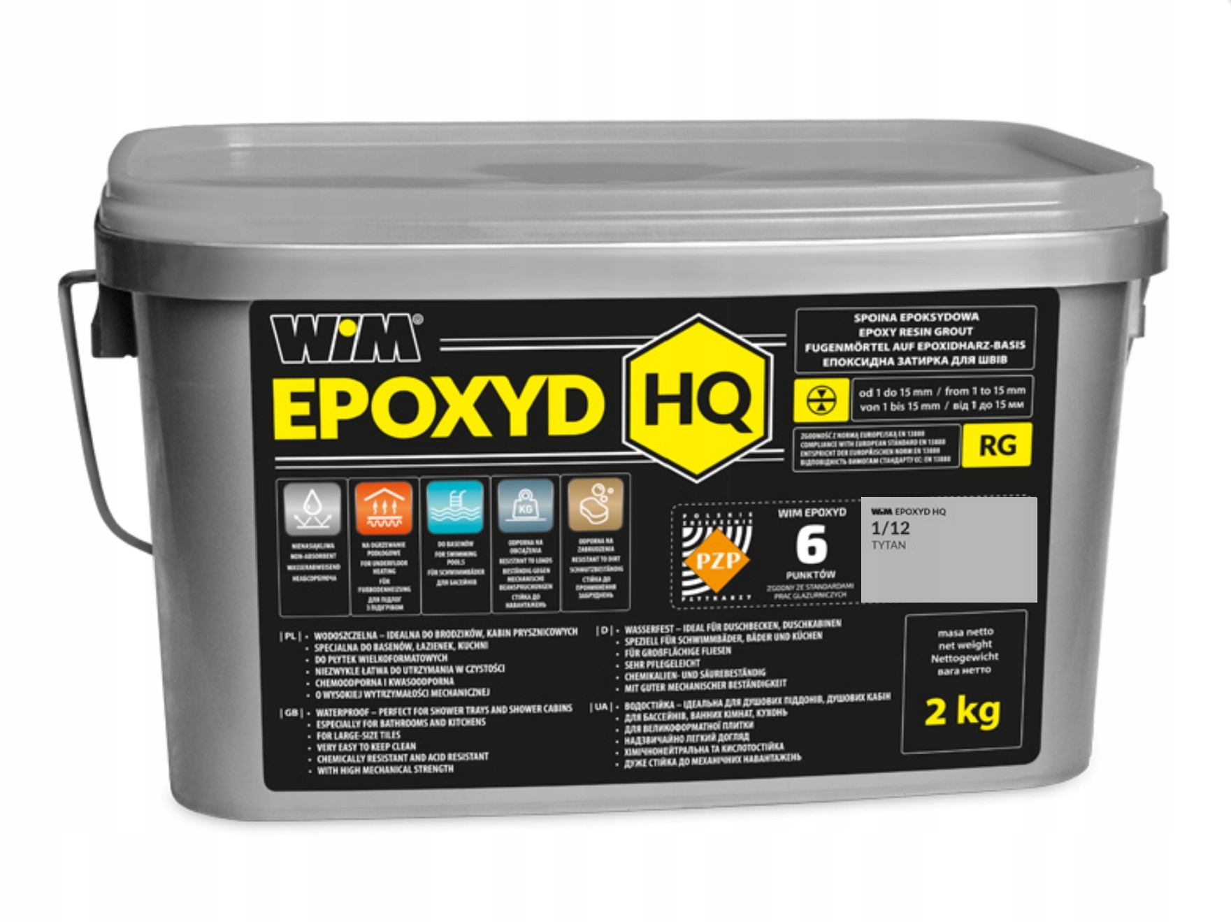 Wim Epoxyd Hq fuga epoksydowa Tytan 1/12 2KG