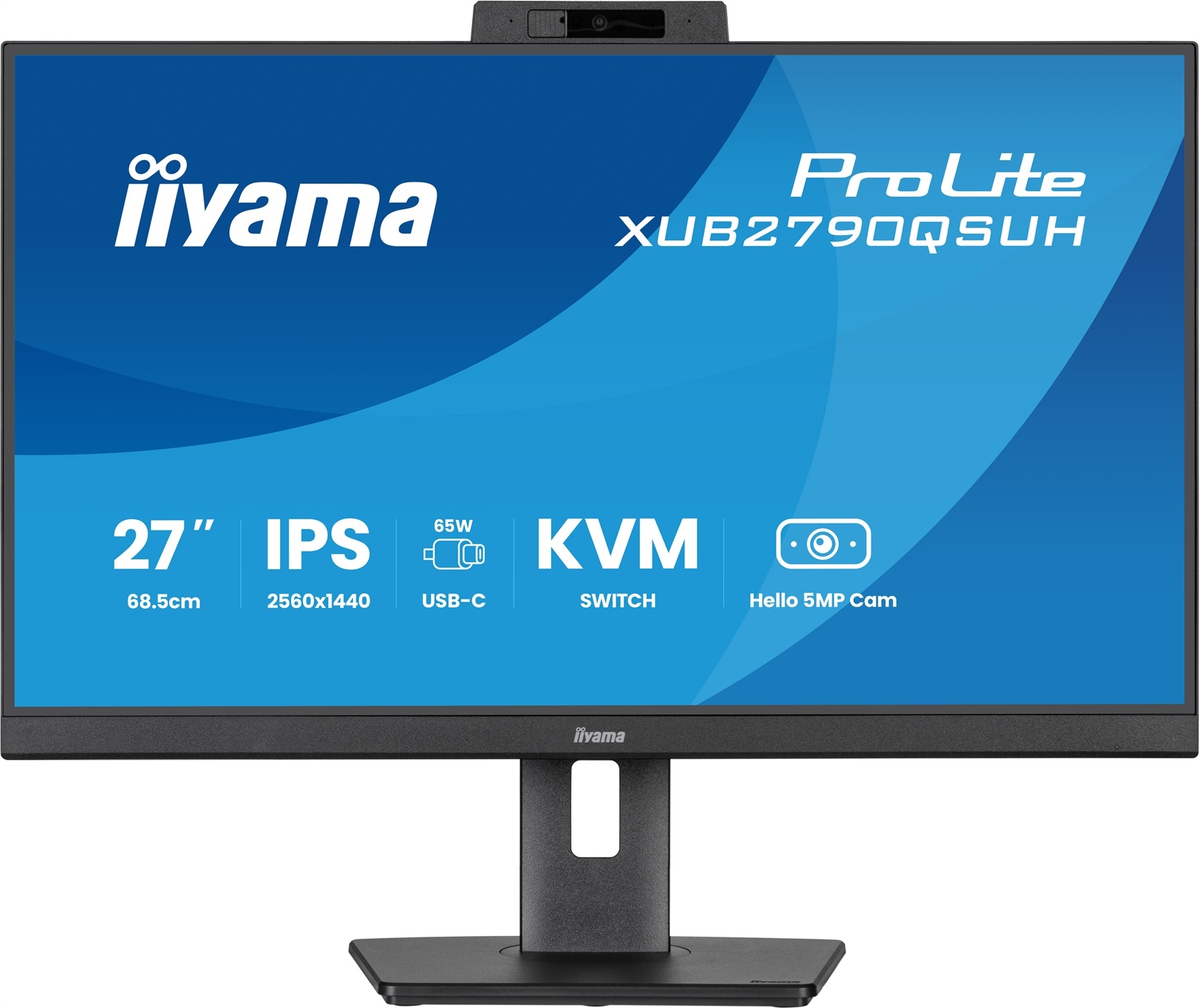 Iiyama ProLite XUB2790QSUH Led monitor 27" 2560 x 1440 px Ips Pls