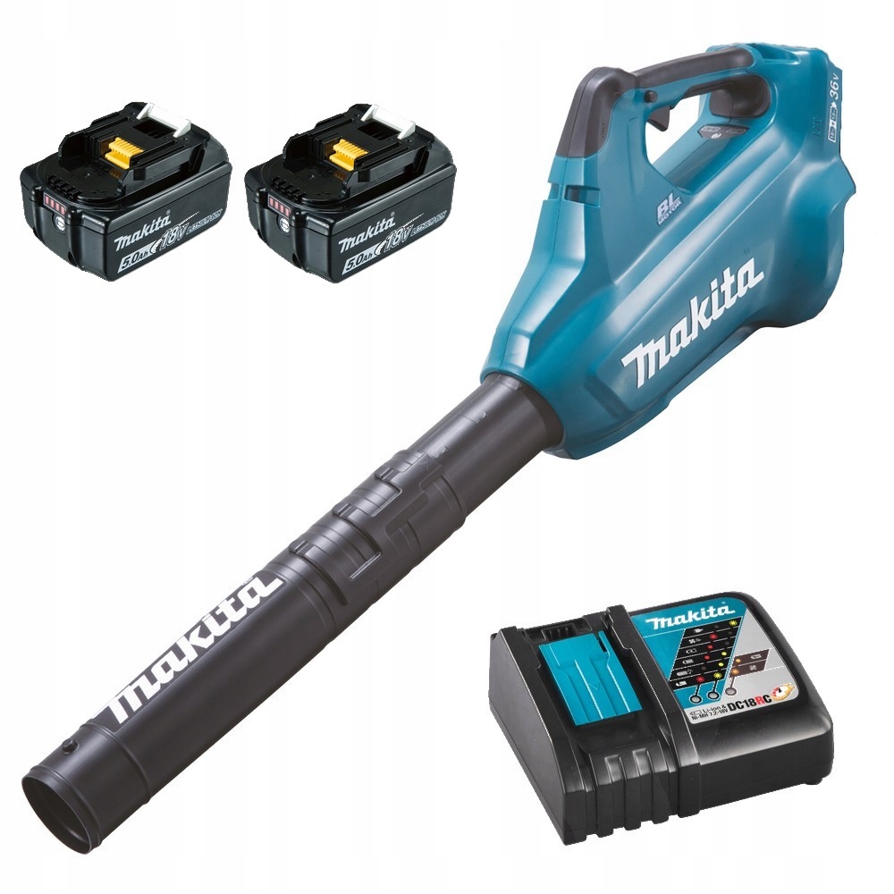 Makita Akumulatorowa Dmuchawa Do Liści Lxt 36V 2x5Ah BL1850 DC18RC DUB362Z