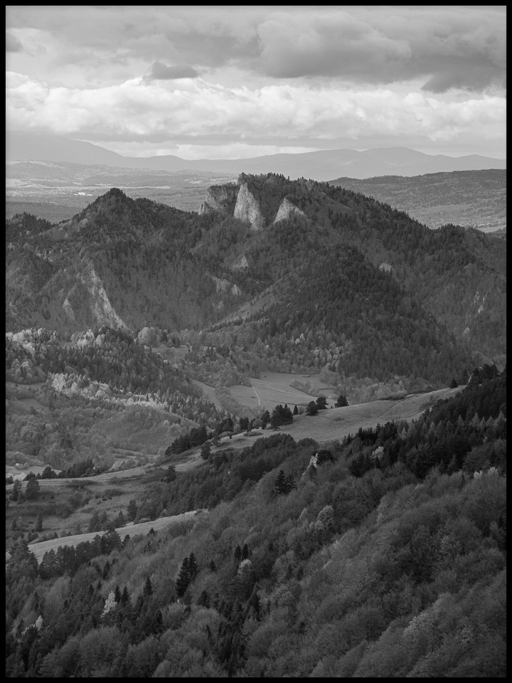 Tři koruny Pieniny Plakát 70x100 cm foto panorama krajina hory les