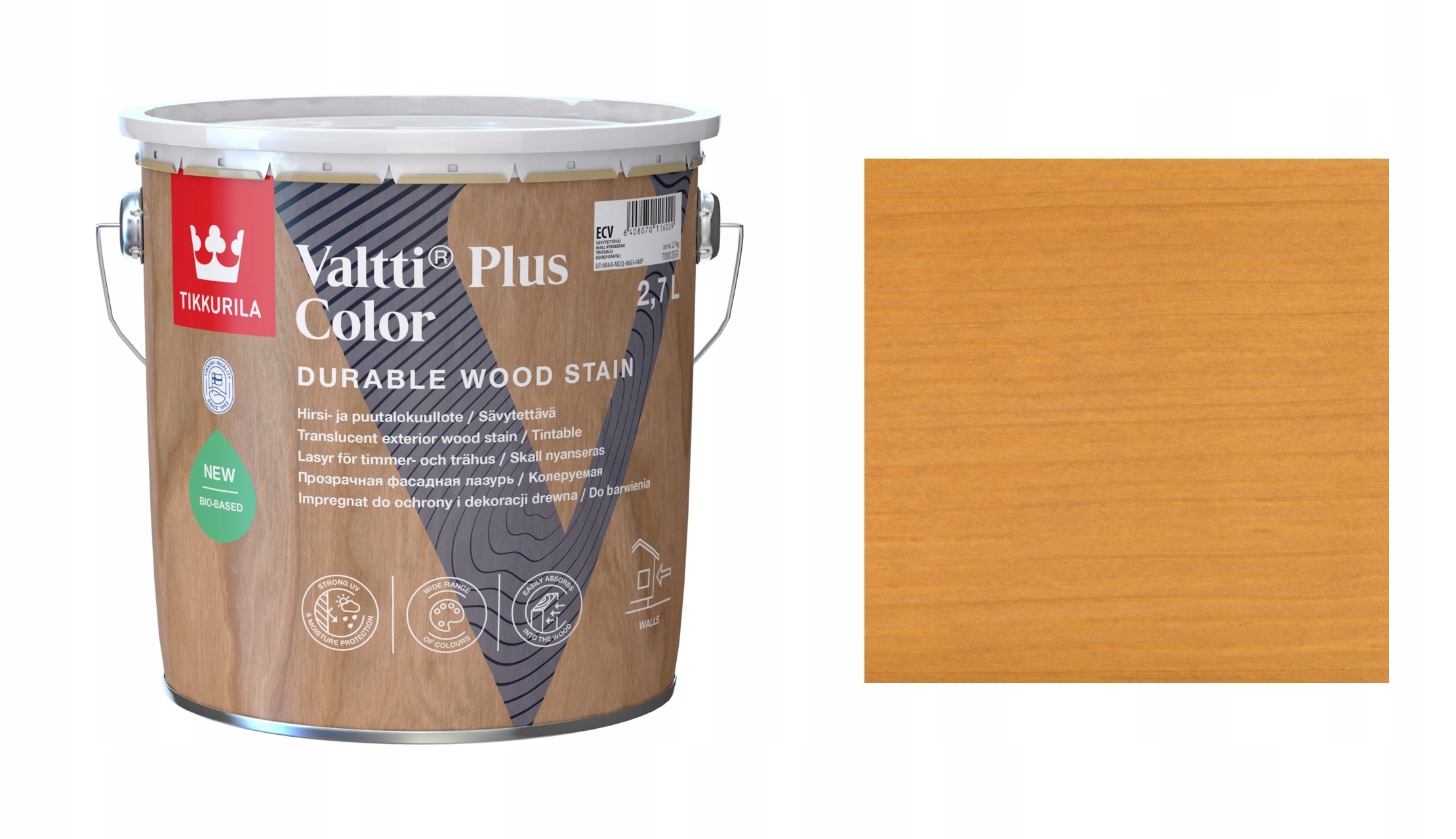 Tikkurila Valtti Plus Color 2,7L 5051 Pihka Impregnat Szybkoschnący