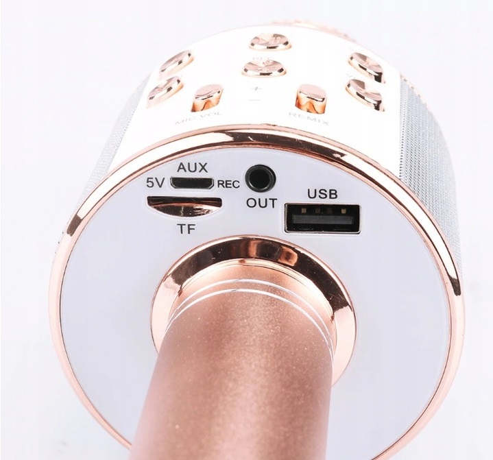 MIKROFON BEZPRZEWODOWY Bluetooth KARAOKE GŁOŚNIK Kod producenta 8858