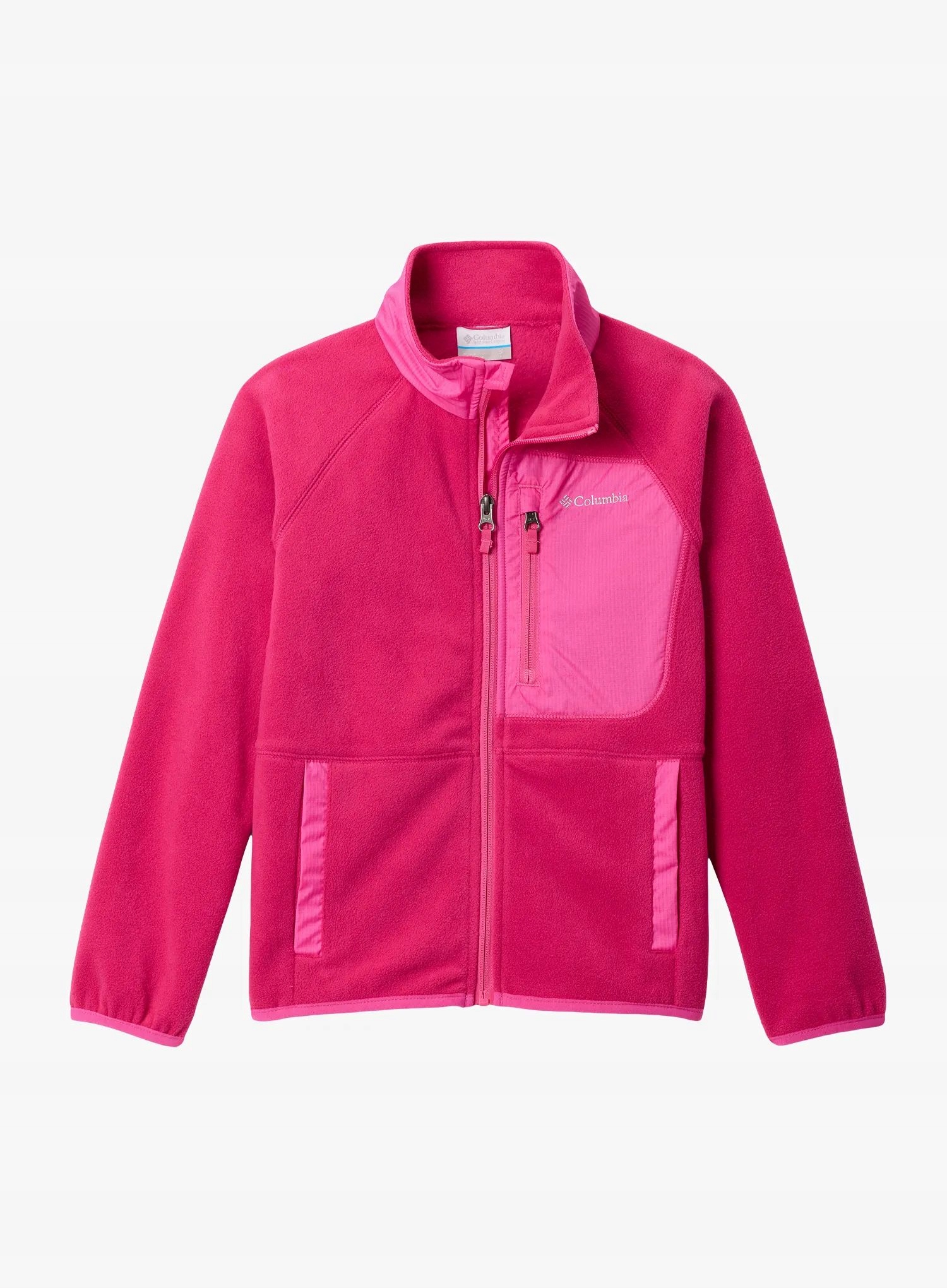 Dívčí bunda Columbia Fast Trek V Full Zip guava pink/pink ice S