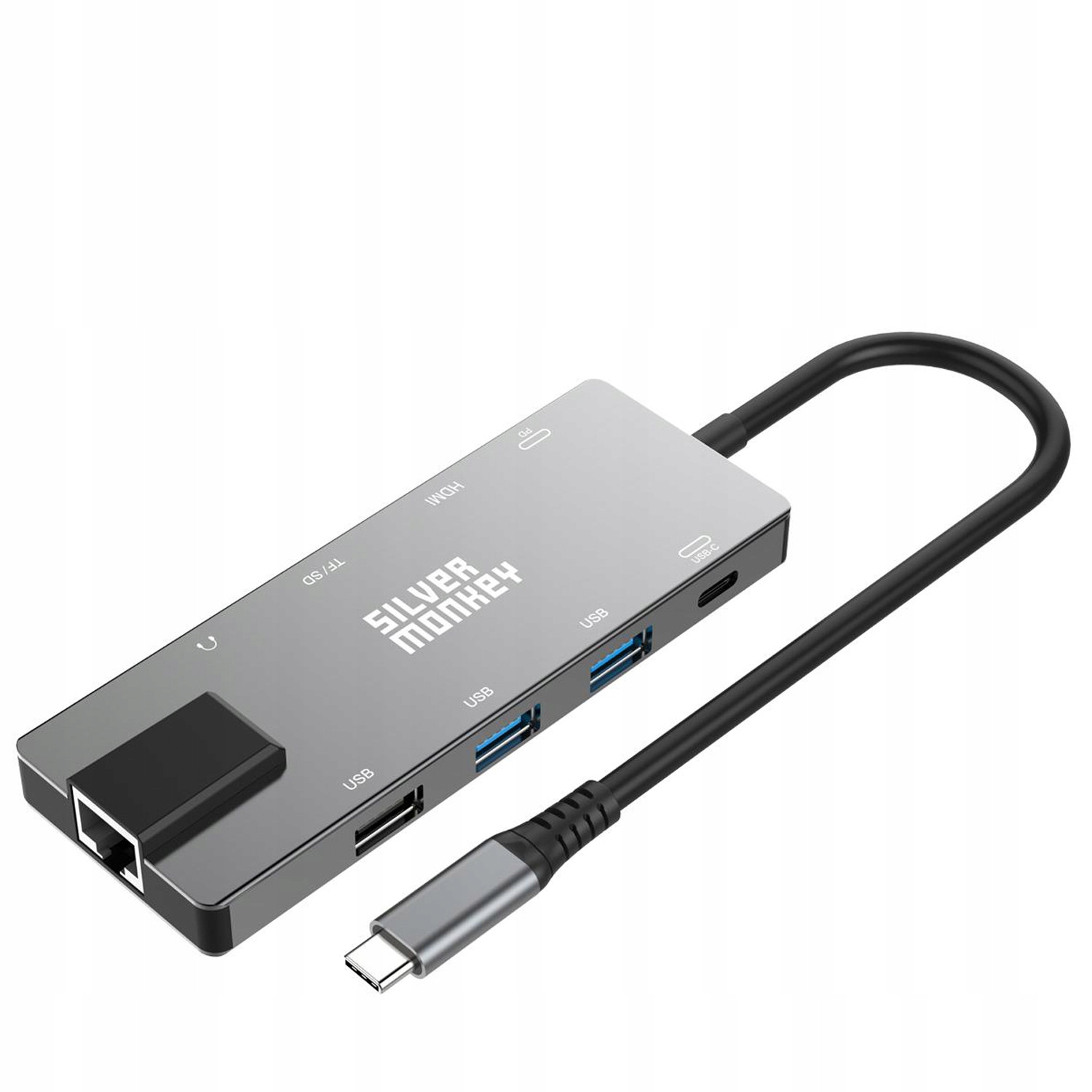 

Stacja dokująca Silver Monkey Usb-c Hdmi RJ45 100W