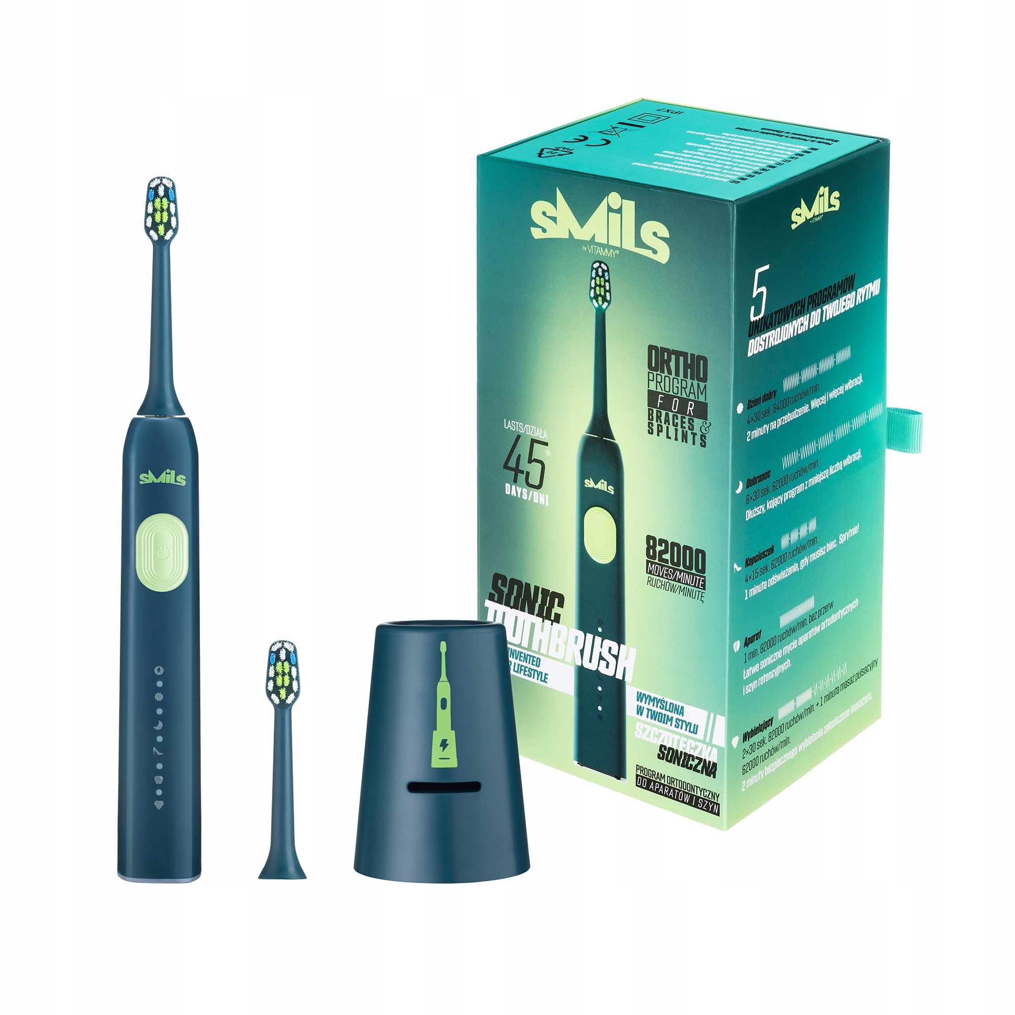 

Szczoteczka Soniczna Elektryczna Vitammy Smils