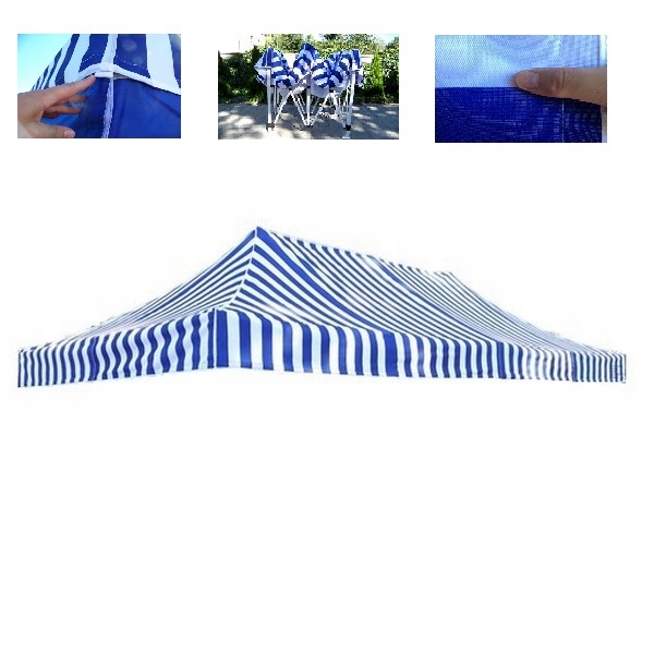 DACH 3X6 CIĘŻKI DO NAMIOTU HANDLOWEGO (bez stelaża) wodoodporny gruby mocny Długość 5.76 m