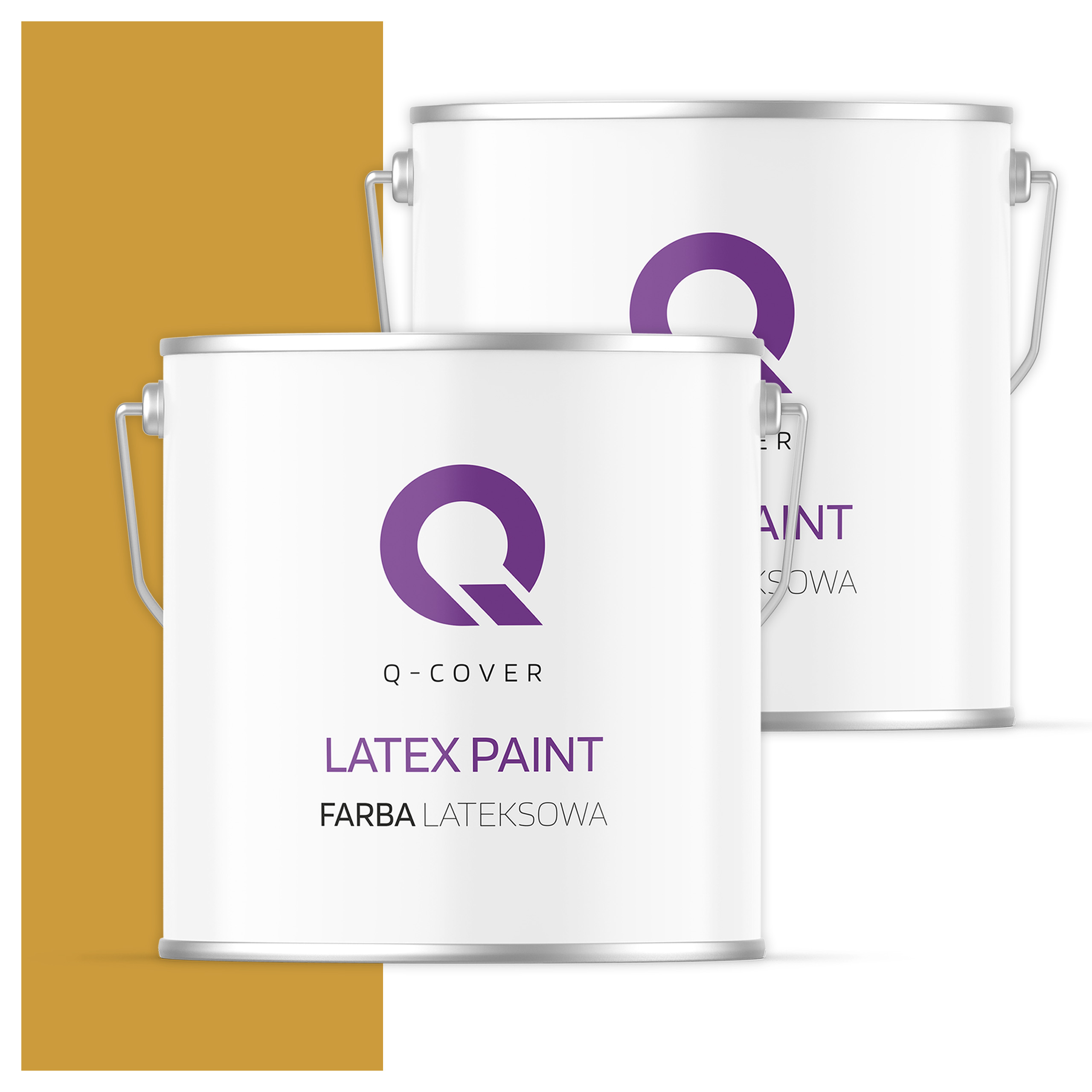 Latexová farba na interiér a stenu, strop 5 l, hlboká matná farba, sépia H6737