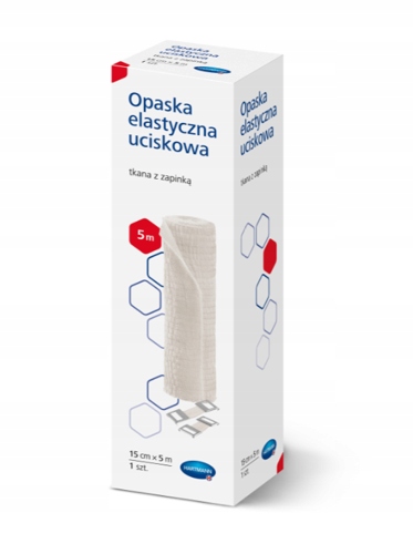 

Opaska elastyczna uciskowa 15cm x 5m Hartmann