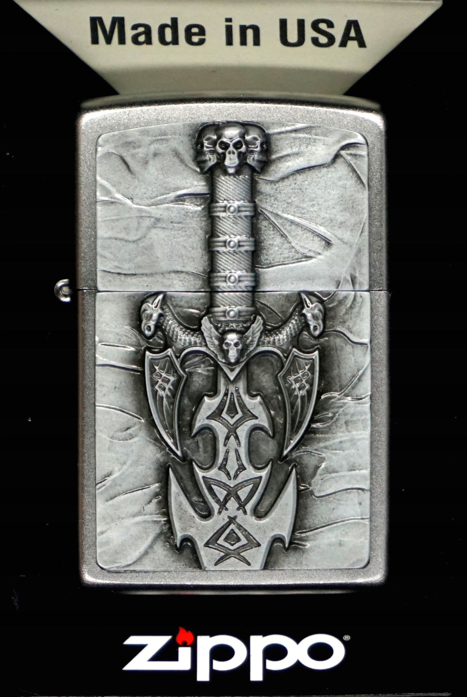 Zestaw ZIPPO DARK SIDE SWORD pezentowy*nr1 Stan opakowania oryginalne