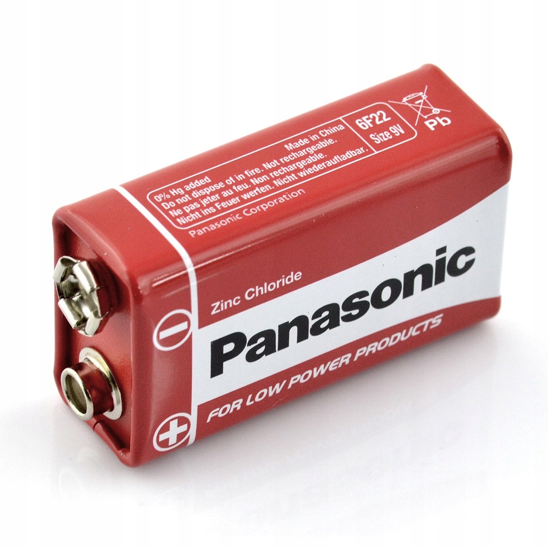 

Bateria Panasonic 6F22 9V