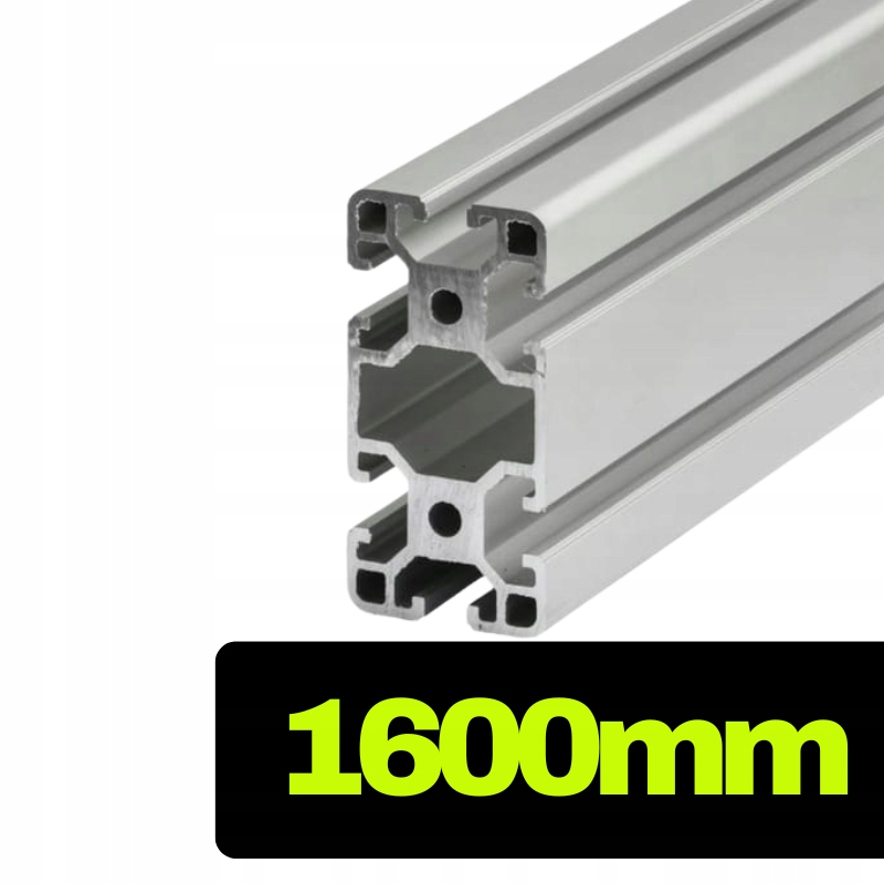 Konstrukční hliníkový profil T-slot 40x80 [8] stříbrný 160 cm