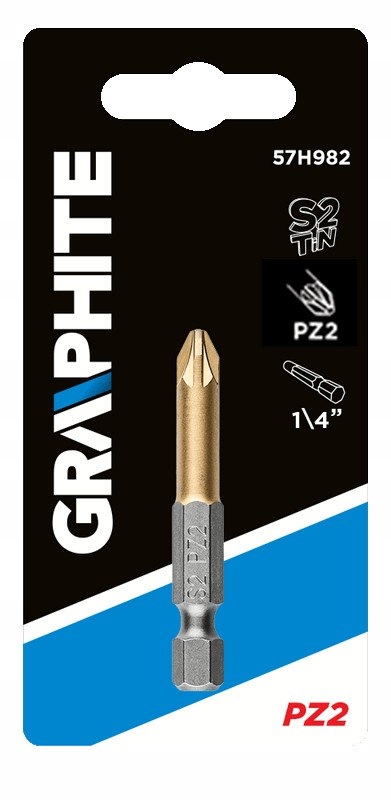 Końcówka wkrętakowa PZ2 x 50 mm Marka Graphite