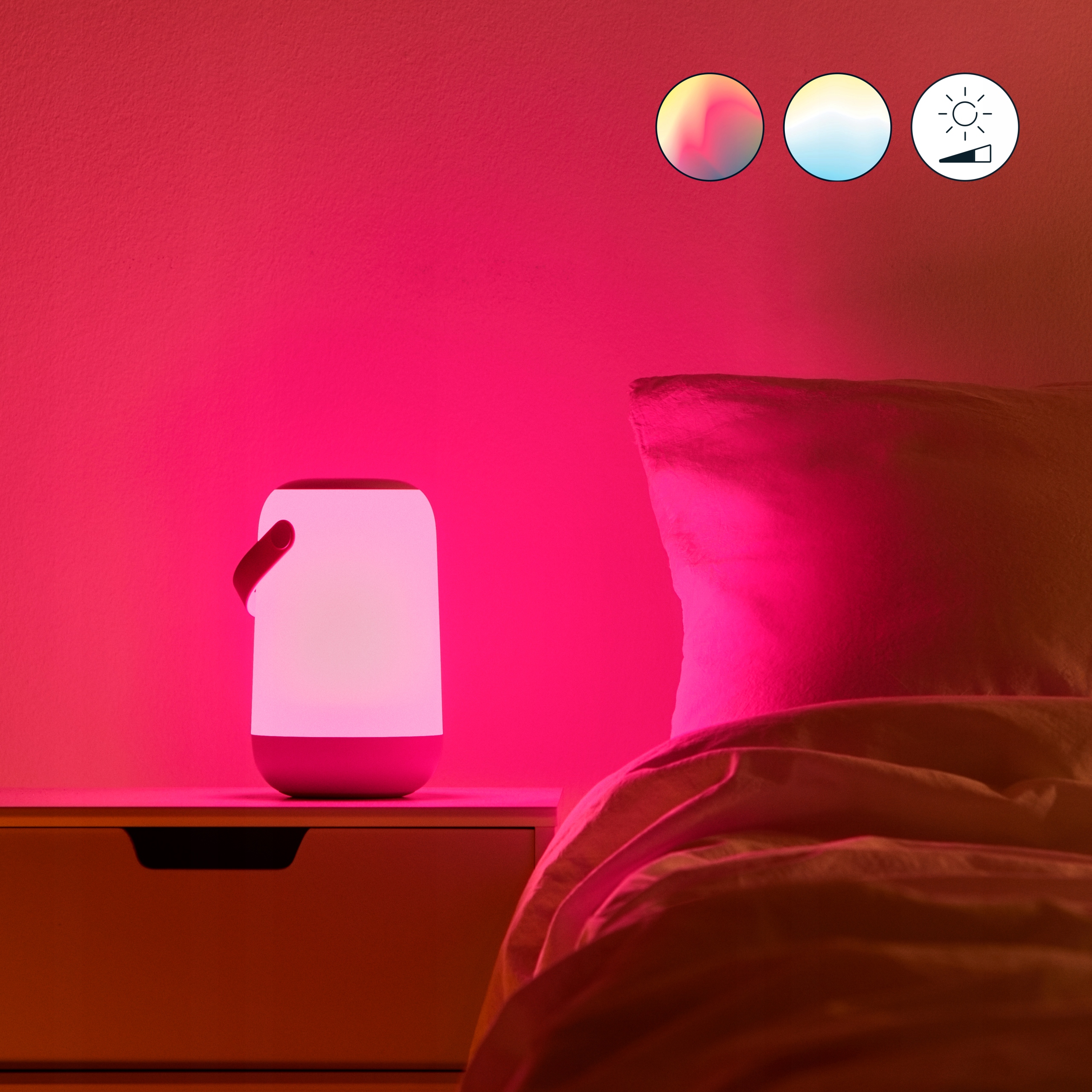 Lampa LED przenośna WiZ Lampka stołowa wifi 13,5 W Moc 13.5 W