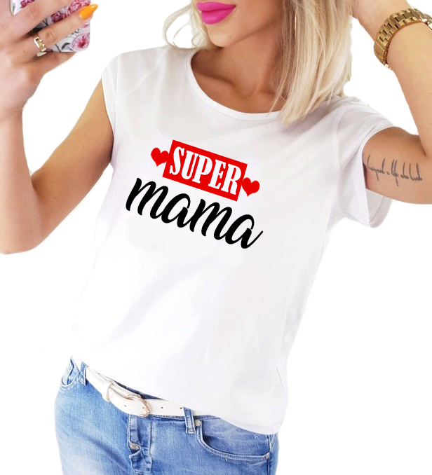 

Koszulka na Dzień Mamy Mama, nowoczesna