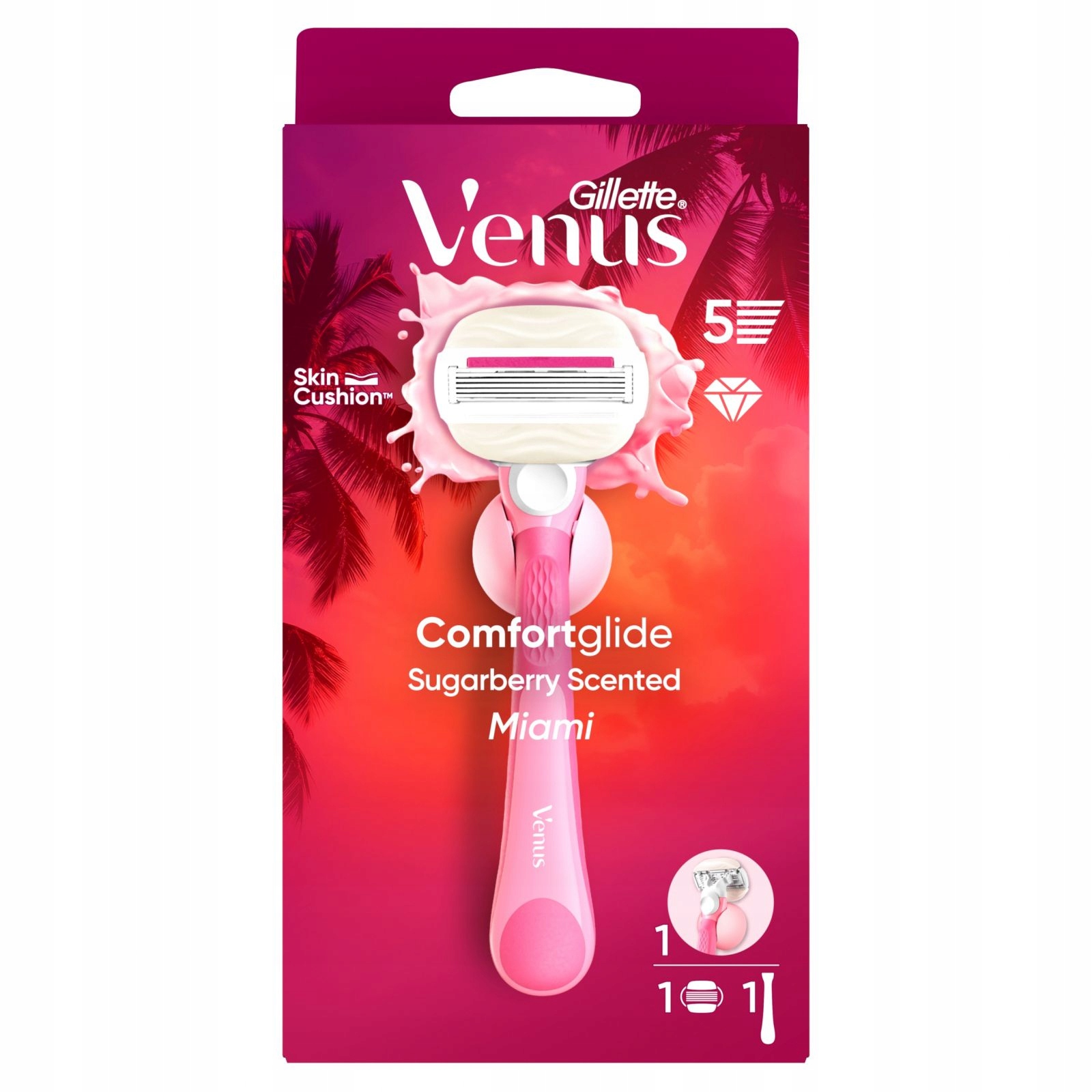 Holicí strojek Gillette Venus Comfort Glide Miami 1 hlavice