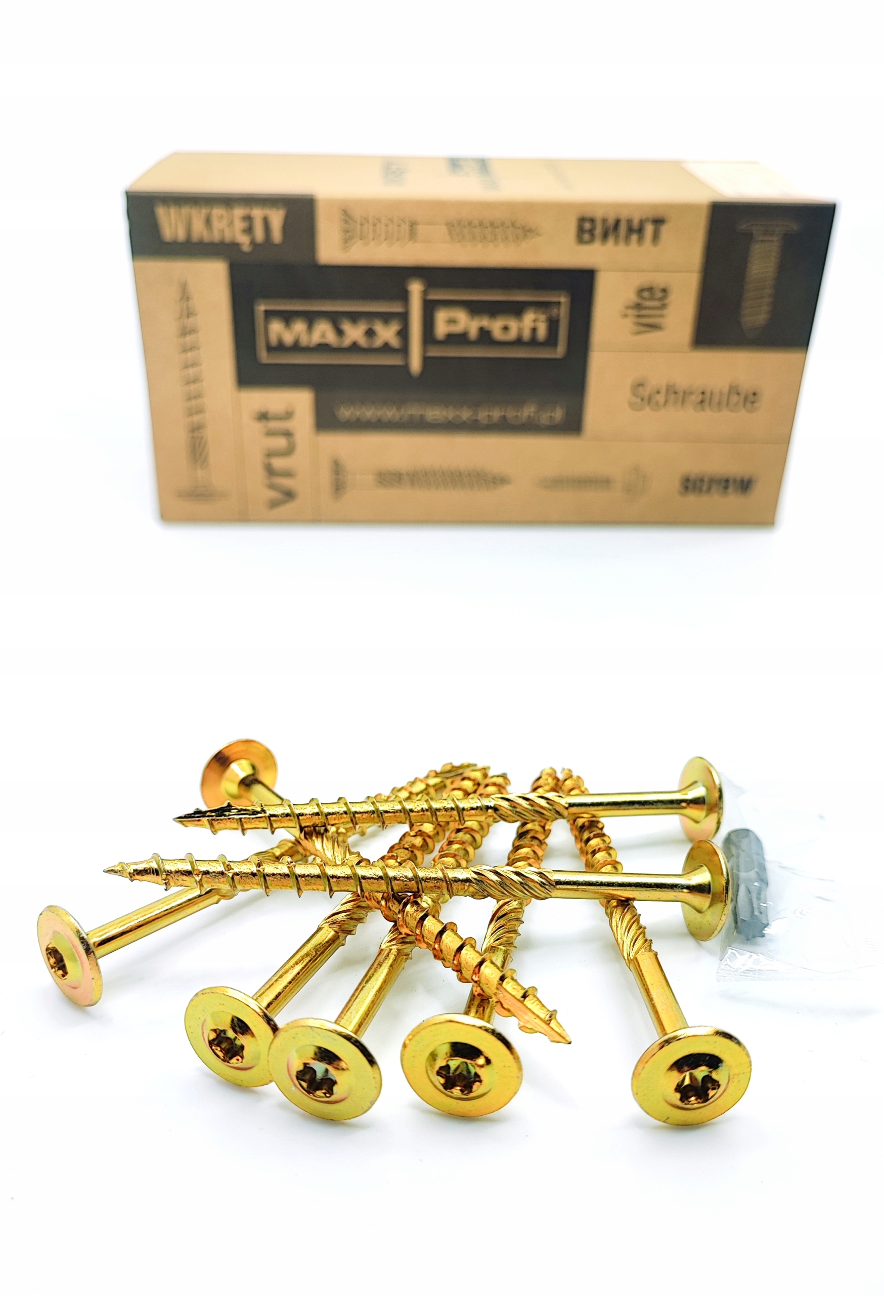 Wkręty ciesielskie talerz 6x90 TX 30+Bit;100 szt.