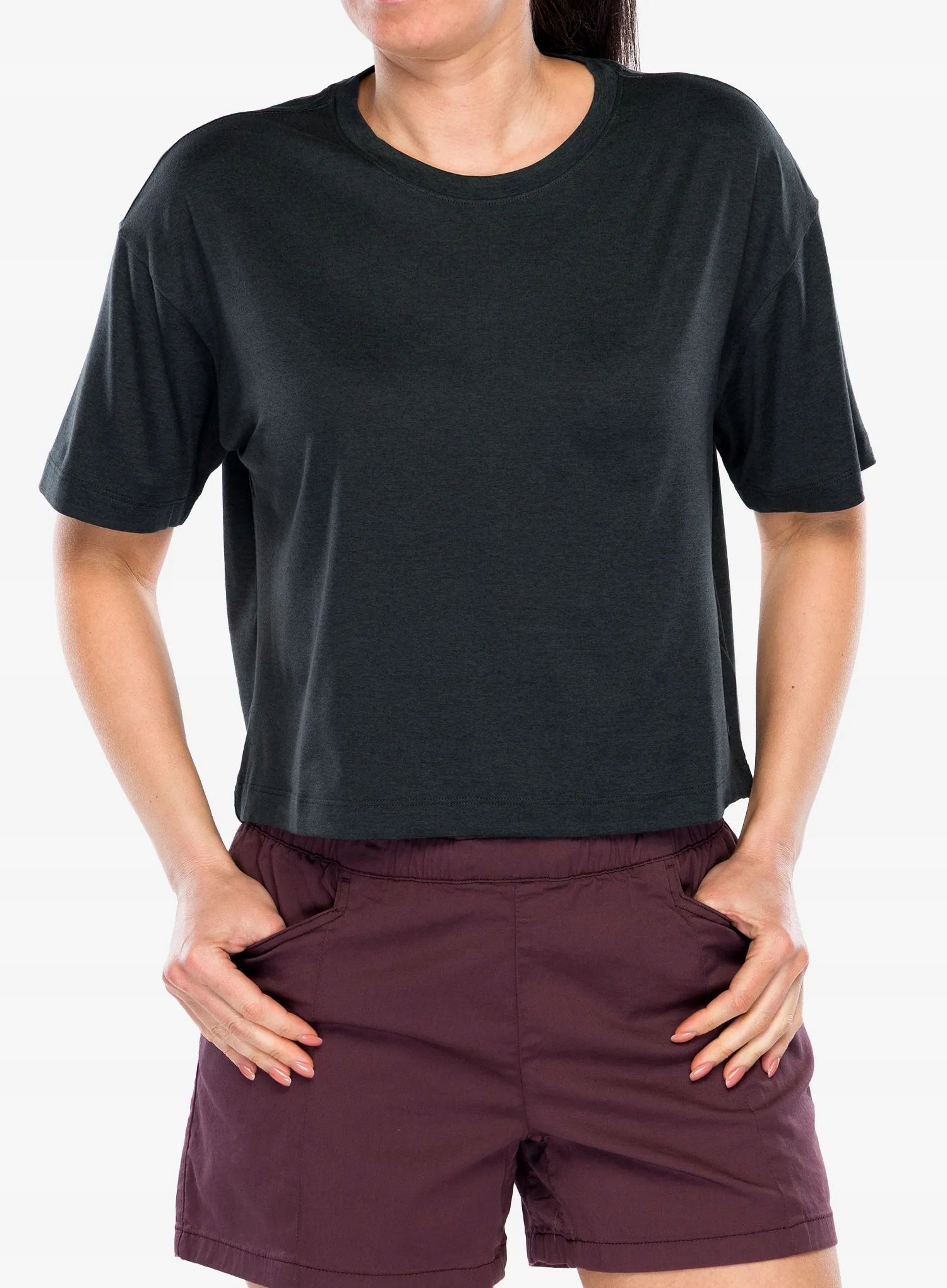 Dámské rychleschnoucí tričko Black Diamond Circuit Ss Tee černá/černá M