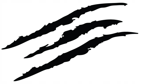 

Naklejka na auto Pazury Pazur duża 28 cm wzór 49