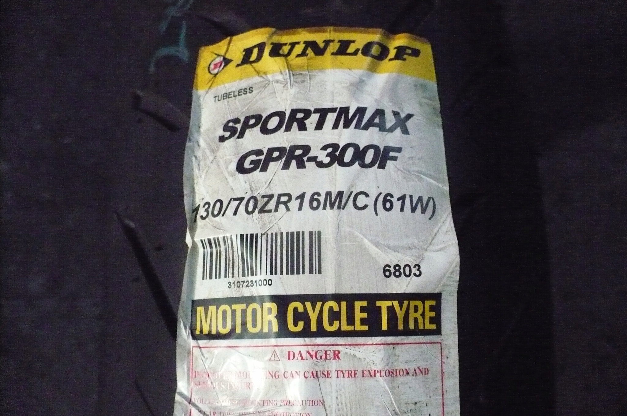 Dunlop Sportmax GPR300 130/70ZR16 Nová 2016