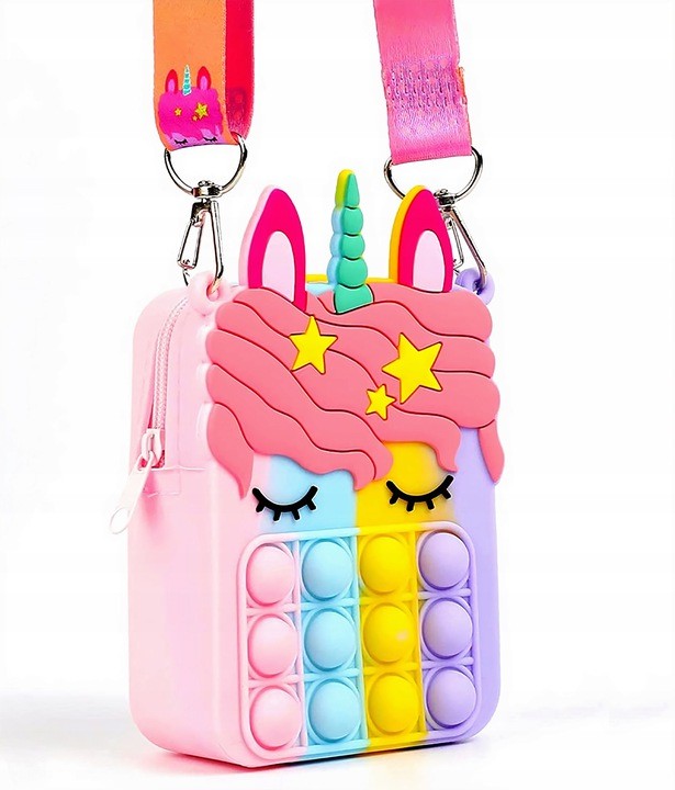 

Pop It Torebka Saszetka Portfel Push Bubble Dzieci