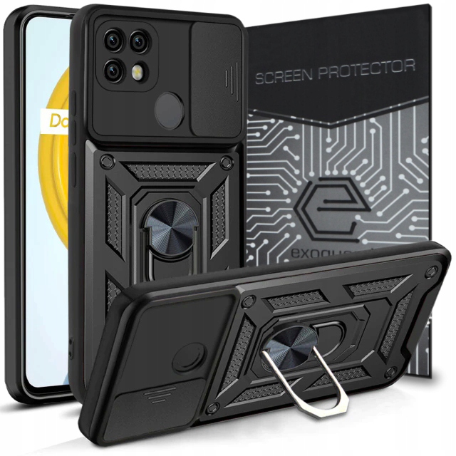 

Casering Etui Pancerne Obudowa+szkło do Realme C21
