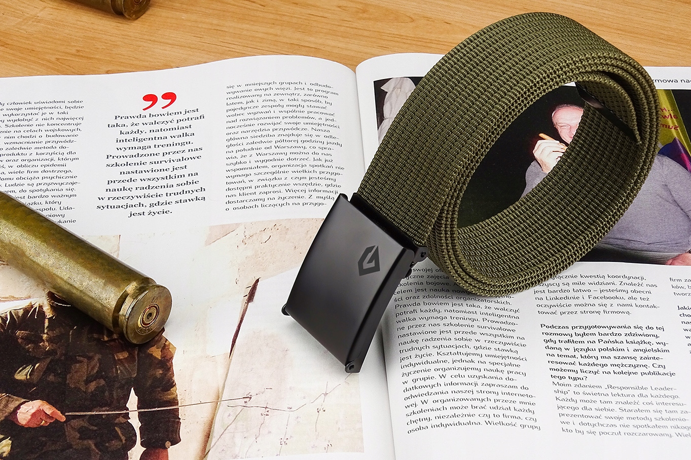 Pasek Parciak GRACIO 155 CM DŁUGI do Spodni KHAKi Marka Gracio