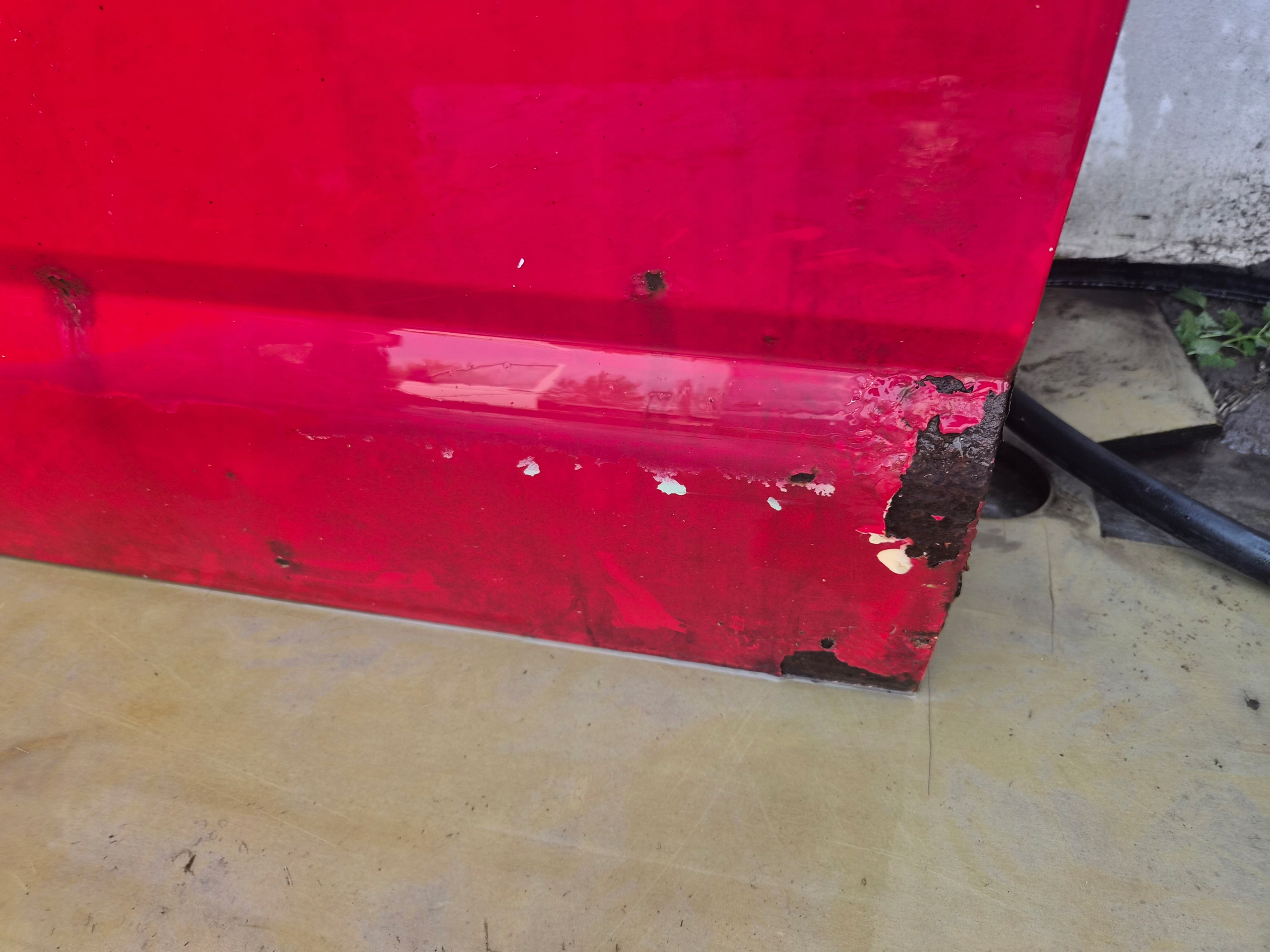 VW T5 T5 LIFT T6 door sliding right red
